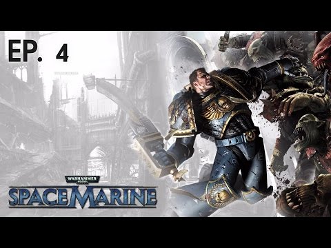 Warhammer 40000 Space Marine - Hunting with a Plasma Cannon