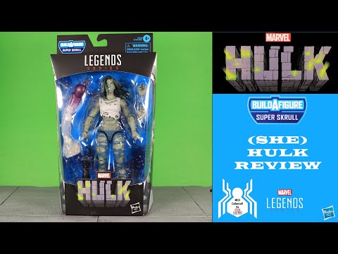 Marvel Legends SHE HULK Fantastic Four Super Skrull BAF Review