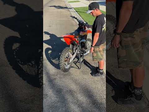 Thumbnail for THE Sledgehammer LIVES.  #moto #dirtbike #bikebuild #custombuild  #mechanic #supermini #KTM85 by Supermini