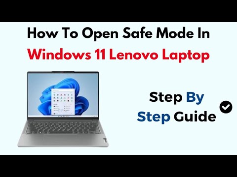 How To Open Safe Mode In Windows 11 Lenovo Laptop