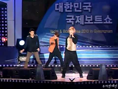 101014 Taemin's long note cut @ International Boat Show Music fest