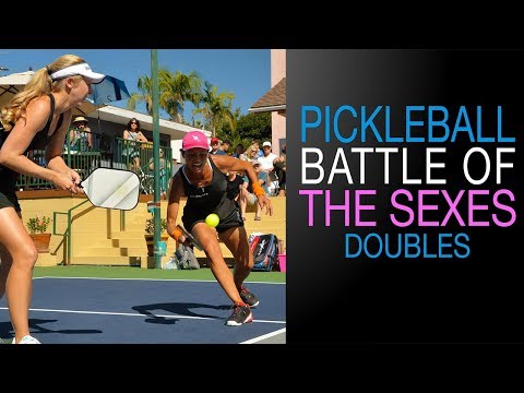 Pickleball Battle of the Sexes DOUBLES Match - 2017