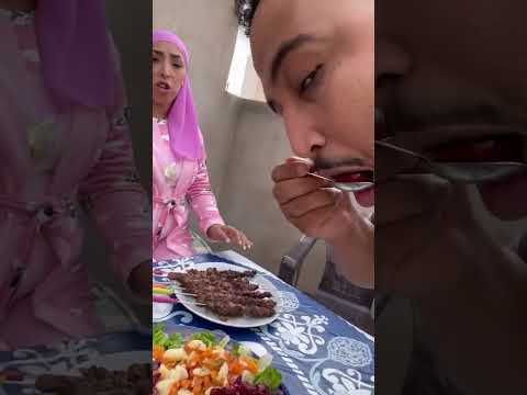 حصلت حليمه تتهلا فراسها في دارهم بلا بيا قطيبات ديال الشواء...😱