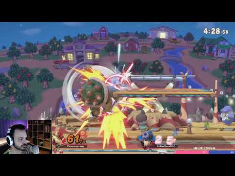 IzAw Sub Tourney 2 Losers Semis - Yez (Ike) Vs. Creeper (Bowser) Smash Ultimate - SSBU