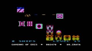 ATARI XL / XE += CAVERNS OF ERIS += NEW AWESOME SHOOTEM UP GAME 2023 !!