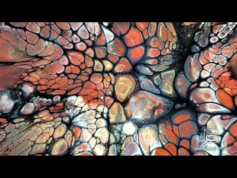 #407 - Vermillion Red-Orange Bloom | #Colourarte #Sheleeart #PrimaryElements #Bloom #VividIntense