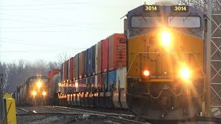 Scary! Train Cars Look Like They Will Fall Off Train