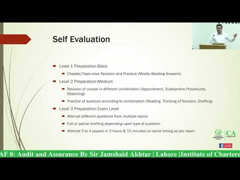 CAF 8 Audit and Assurance By Sir Jamshaid Akhtar
