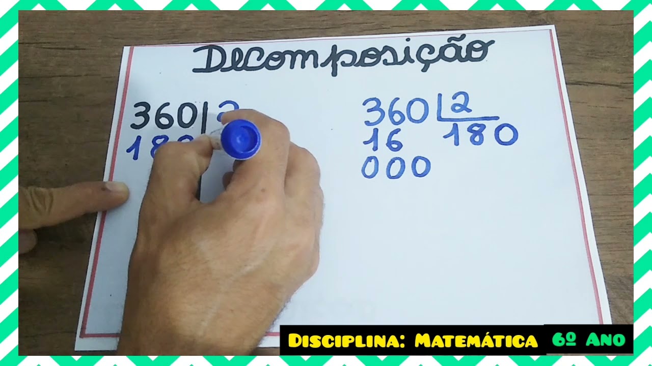 Decomposição em fatores primos