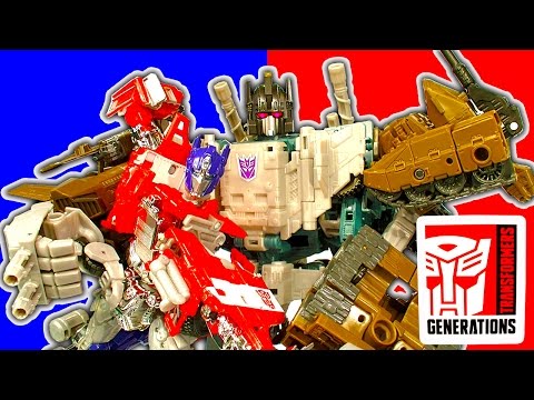 Transformers Bruticus 100 Step Combiner Wars Decepticon Robot Review Build & Fight
