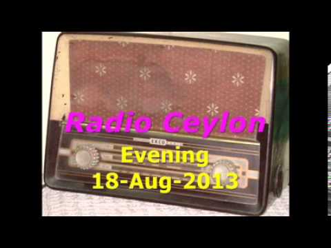 Radio Ceylon 18-08-2013~Evening Broadcast