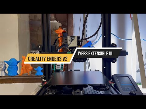 Creality Ender 3 V2 - Jyers Extensible UI Cleanest Print Ever Now You Can Too!