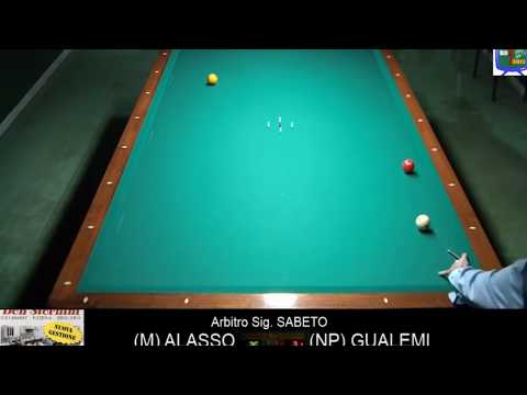 GUALEMI vs ALASSO - 4°D.F. TROFEO MENABO' OPEN BILIARDO ALESSANDRIA 2018