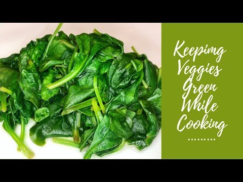 How To Maintain Bright Green Veggies While Cooking