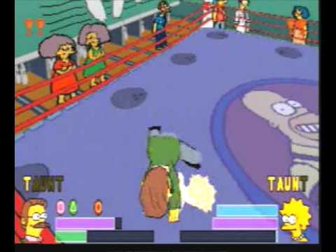 The Simpsons Wrestling Playstation