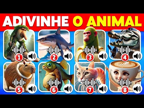 Adivinhe Os Memes ITALIAN BRAINROT de Animais | Tralalero Tralala🦈Bombardino🐊 Shimpanzinni🙊