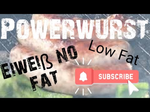 Bratwurst - Protein Wurst - Low Fat!