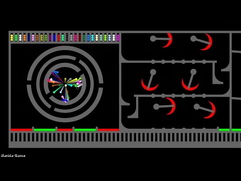 Team Marble Race 18 - Marble Race in Algodoo