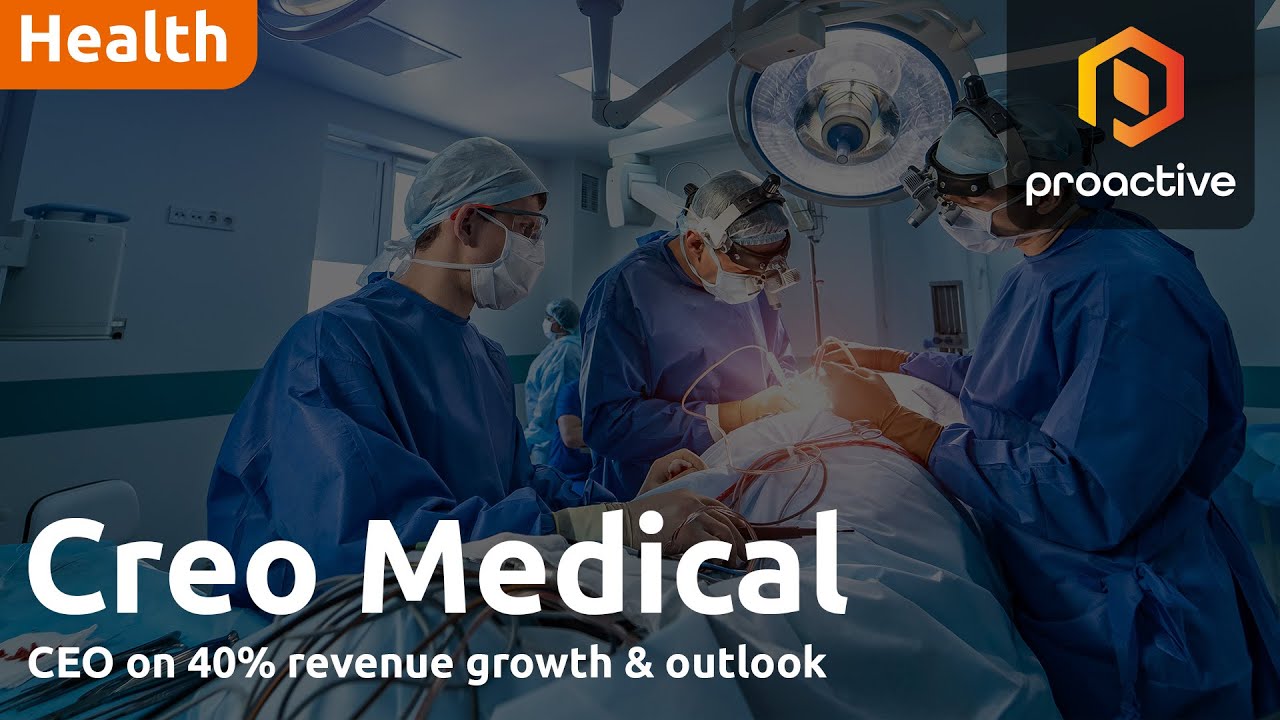 Creo Medical CEO on 40% revenue growth, Speedboat adoption & outlook