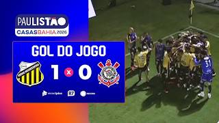 Novorizontino 1 x 0 Corinthians: confira o gol do jogo na narração de Cleber Machado
