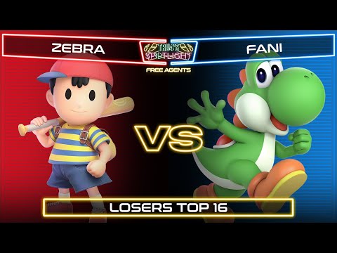 Tru4's Spotlight: Free Agents! Losers Top 16 - Zebra (Ness) vs. Fani (Yoshi)