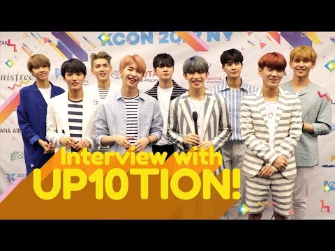 Interview with UP10TION (업텐션) at #KCON17NY! [DIA STAGE]