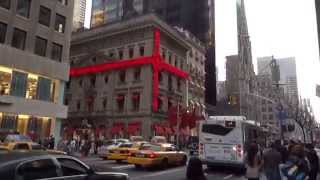 preview picture of video 'Рождественский Сакс на Пятой авеню Нью Йорка Saks Fifth Avenue'