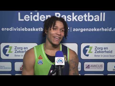 Interviews na Zorg en Zekerheid Leiden - Yoast United (BNXT League) 18 februari 2023