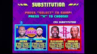 NBA JAM 2K 2022 PlayStation gameplay, ps1 gameplay on the Polymega.