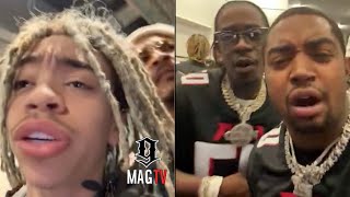 T.I. Folds Up Son King At Falcons Game Wit Scrappy &amp; Richie Homie Quan In Attendance! 🥊
