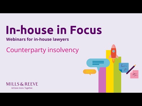 In-house in Focus: Counterparty insolvency