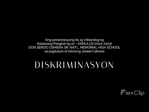 DISKRIMINASYON │ A short film │ RJDC
