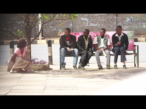 Lady peeing in public PRANK