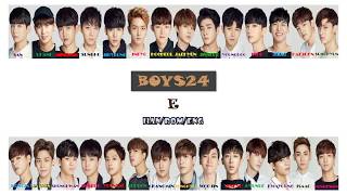 BOYS24 - E (28 BOYS Ver.) LYRIC CC