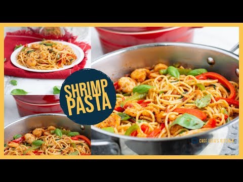Shrimp Pasta - Quick and easy Spaghetti recipe