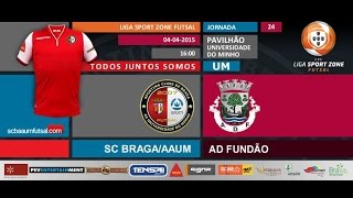 preview picture of video 'FUTSAL | SCBraga / AAUM vs AD Fundão'
