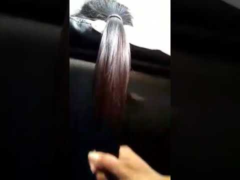 VIRGIN   Long hair ponytail playing my daughter VIRGIN LONG HAIR