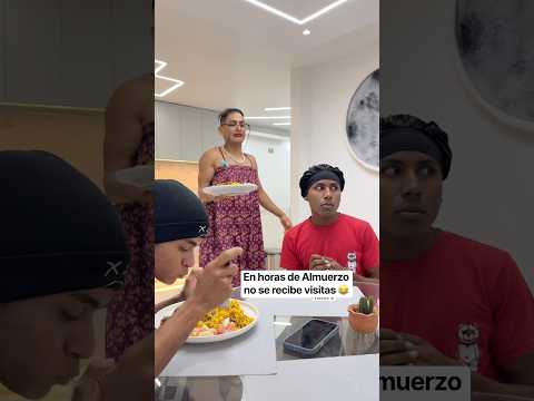 En hora de almuerzo no se recibe visitas 🫠😂 #humor #comedy