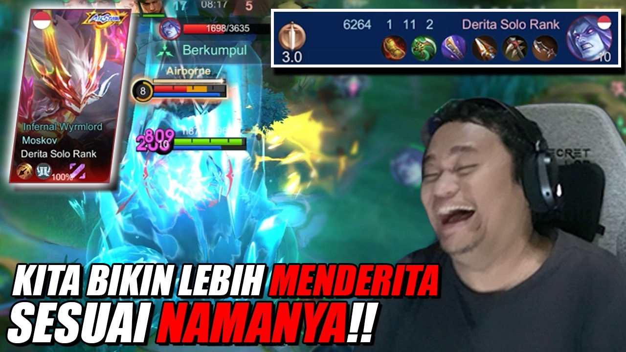 " Derita Solo Rank " nama yg cocok untuk Beliau wkwkwkwkw
