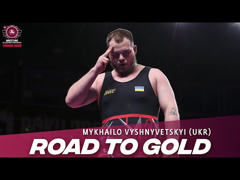 Mykhailo VYSHNYVETSKYI (UKR) | Road to 130KG Gold | Greco-Roman Wrestling | U23 Euro Championships