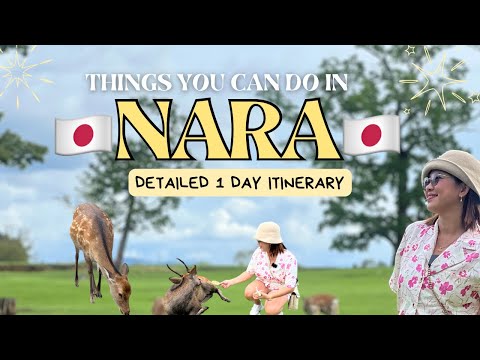NARA JAPAN || 1 DAY ITINERARY & GUIDE  from Osaka 🇯🇵