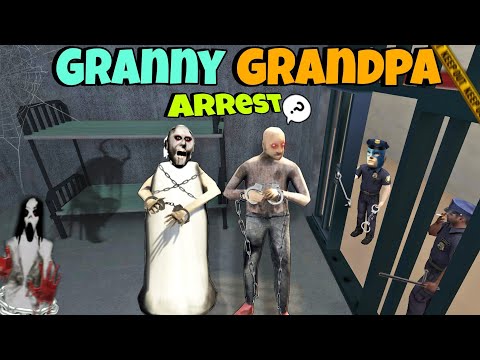 Granny Grandpa Arrested On Rope Hero Vice Town Jail || In Rope Hero Vice Town