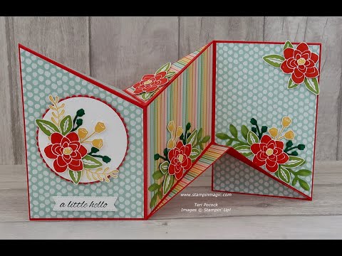 Boughs & Blossoms - Miura Fold Card