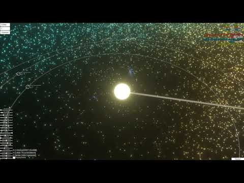 Spiral Galaxy, RTS Style Star selection, create star connection. [Unity ECS]