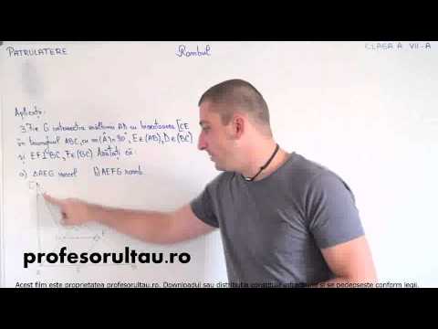 rombul probleme rezolvate - profesorultau.ro