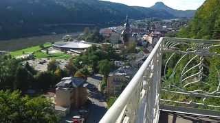 preview picture of video 'Blick über die Elbe und Bad Schandau'