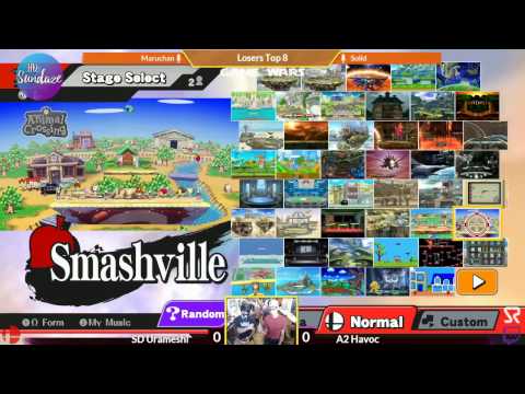 HDS@GW - SD Urameshi (Meta Knight) vs. A2 Havoc (Mario) - SSB4 Losers Top 8 - Smash Wii U - Smash 4