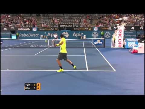 Bernard Tomic v Philipp Kohlschreiber Highlights (QF) - 2015 Apia Sydney International