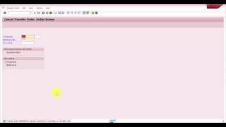 How  to cancel a transfer order at the header level  - SAP WM Videos