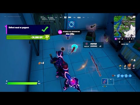 Fortnite - Collect Meat Or Peppers (Season 6 Week 7 Challenges)